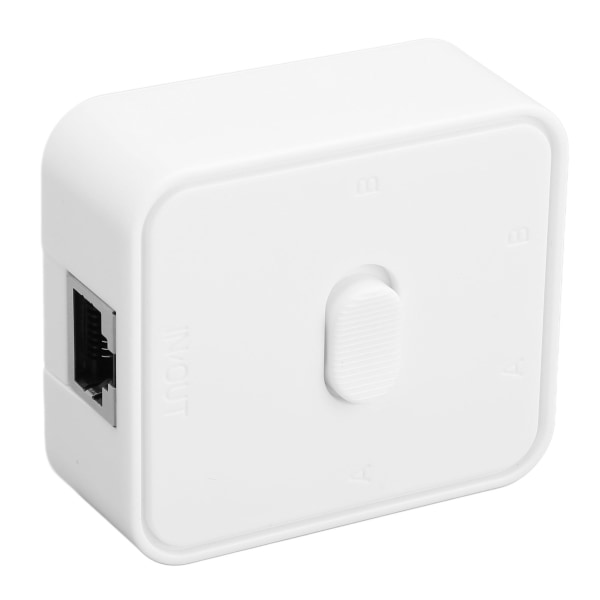 Gigabit Nätverksswitch 2 Port 10/100/1000 Mbps 2 In 1 Ut 1 In 2 Ut PoE Extender Switch RJ45 Network Splitter Adapter