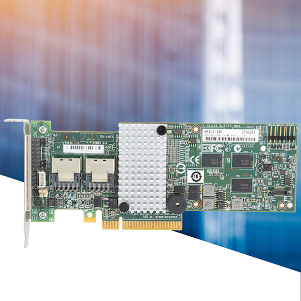 RAID-kontrollerkort för LSI 9264-8i M8103 pcie 6GBps 256M Stöd RAID0 1 5 6