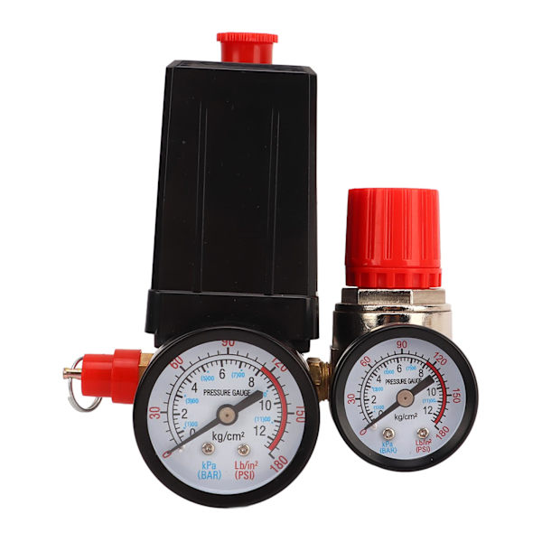 Luftkompressor tryckbrytare 0~180PSI Union kulventil kit reservdelar tillbehör