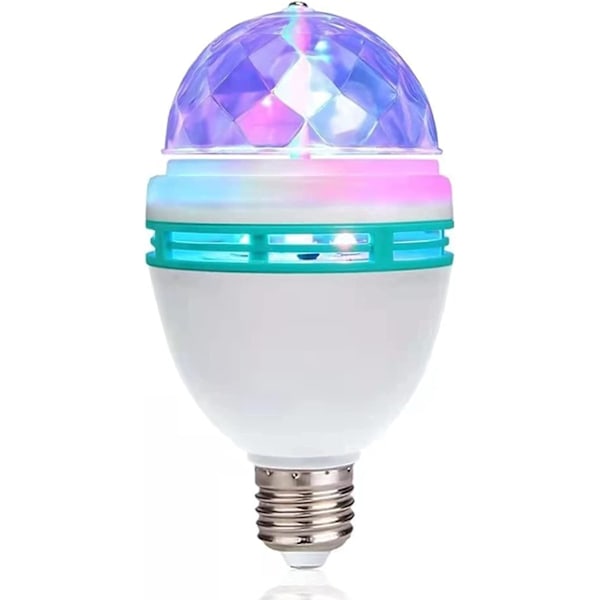 Disco Ljuslampa E27 Roterande Partylampa RGB Ljus LED Stroboskoplampa Disco Ljuslampa för Disco, Födelsedag