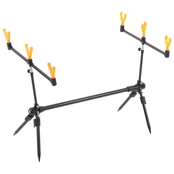 Sjøfiske Stang Foldbar Brakett 3 Fiske Stang Teleskopisk 4 Fot Holder Hvile Stativ