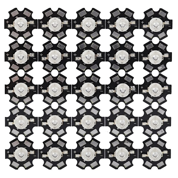 AXD-3W High Power UV-lilla LED-lampeperler Diodechips med aluminiumsbase