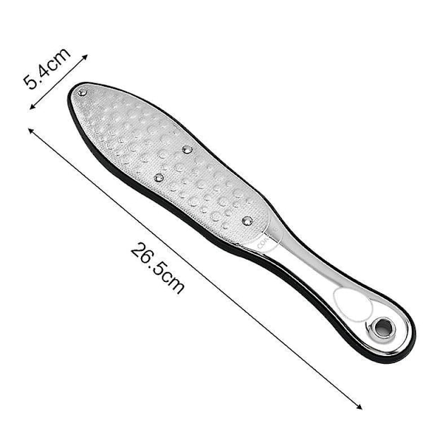 Dobbeltsidig fotfil i rustfritt stål - Profesjonelt pedikyrverktøy
