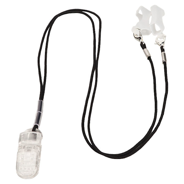 BTE Sound Aid Clip Protector A312 Black Rope Fixation Transparent ljudförstärkare Lanyard Clip S Binaural