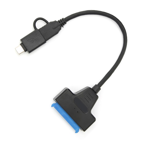 USB3.0 SATA -sovitin TypeC USB3.0 - SATA 7 15-nastainen helppokäyttöinen kaapeli ulkoisille 2,5 tuuman kiintolevyille tukee OTG:tä