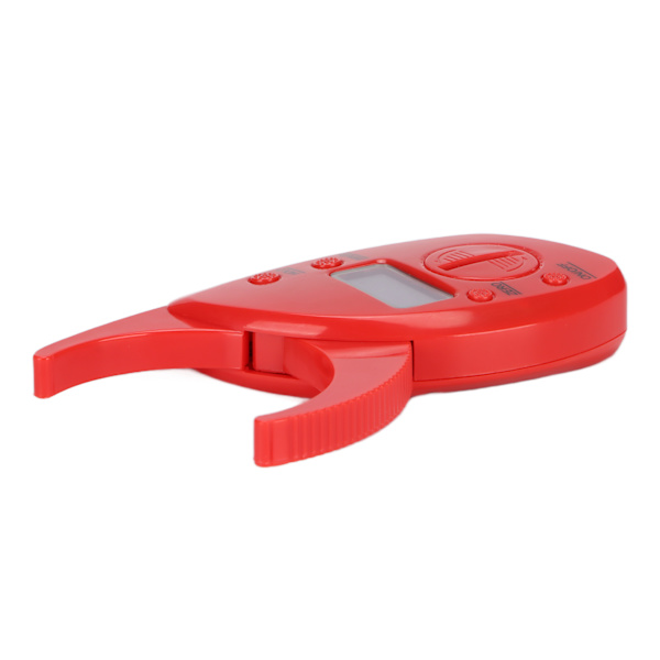 Fat Caliper Tester Body Fat Elektronisk Caliper og målebånd til nøjagtig måling af BMI Hudfold FitnessRed