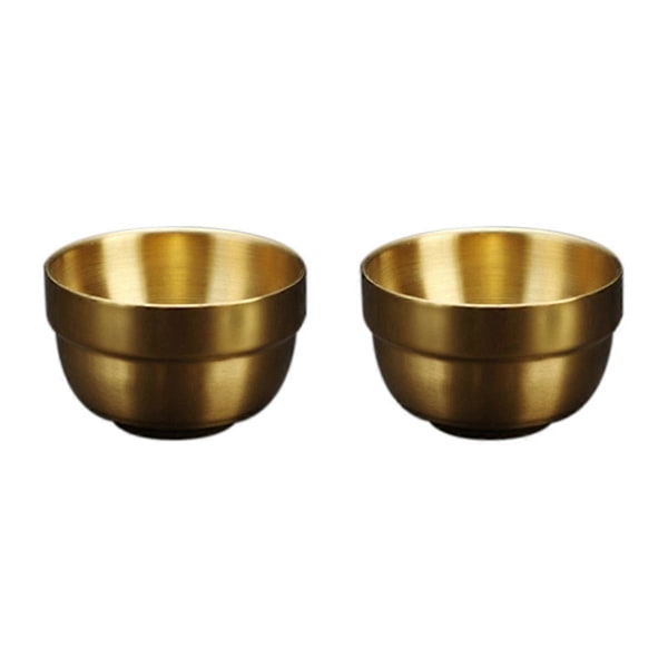 80 ml Sakekop i rustfrit stål, dobbelt lag, mini hvidvinskop, A