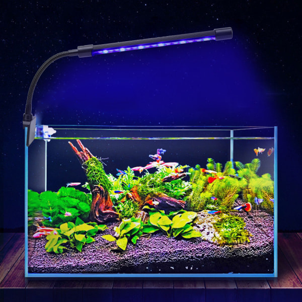 7W LED Fish Tank Bar Light Aquarium Water Plants Dimbar Grow Lamp