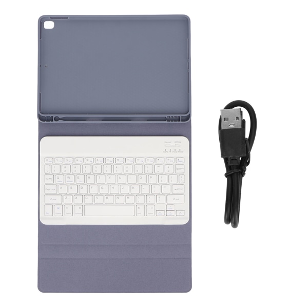 Trådløst tastatur og etuisett Magnetisk avtagbart BT-tastatur med blyantholder for IOS Air 3 Pro 10,5 tommer 10,2 tommer