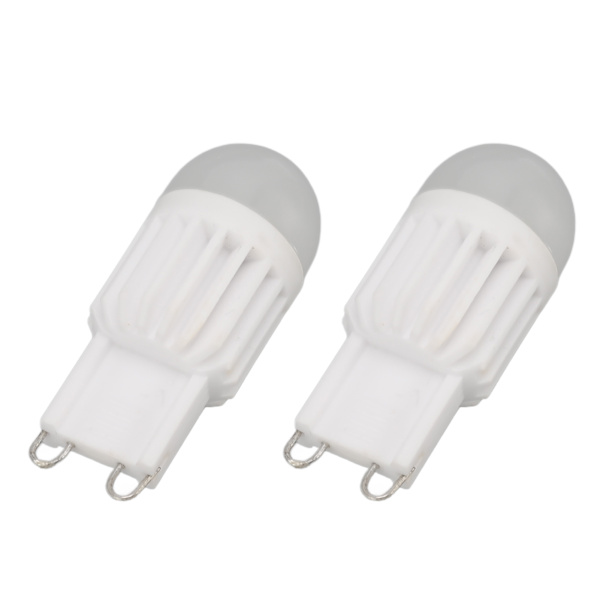 2 st G9 LED-lampor Dimbara 180LM 14 Pärlor Dubbel Stift G9 Bas Lampor för Bordslampa Vägglampa Krona 220V 2W