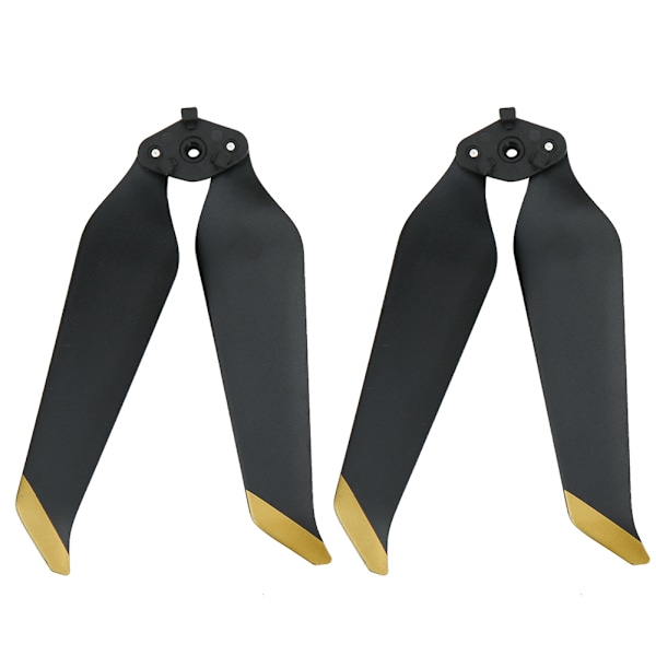 2 st Propeller Lågbrus Lätt Propeller Tillbehör Passar för Mavic AIR 2 DroneSvart Guld Kant
