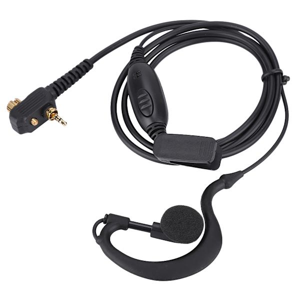 Police Earpiece PTT Headset Mic til Motorola Tetra Two Way Radio MTH800 MTP850 Walkie Talkie