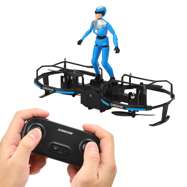 E020 2-akslet RC Stunt Paraglider Drone Højde Hold Mode Drone Quadcopter Blå