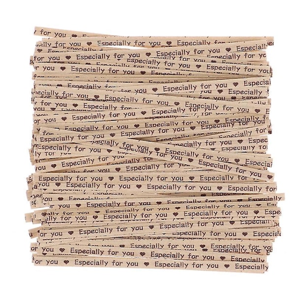 Kraftpapir Twist Ties - 700 Styk til Slikposer & Festbrug