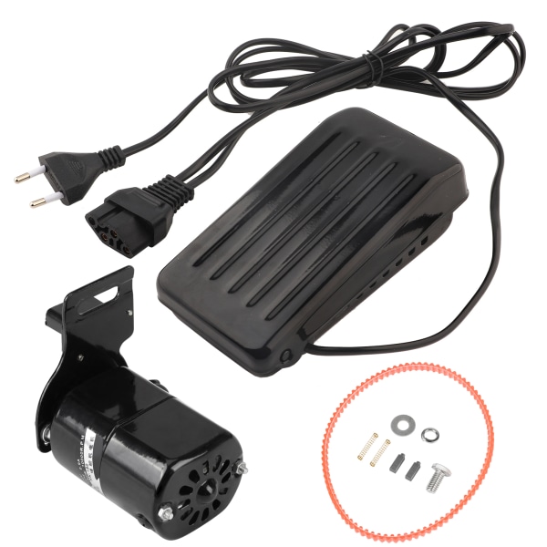 Kotitalousmoottori vanhaan ompelukoneeseen CCW jalkaohjauspoljin set EU Plug 220V