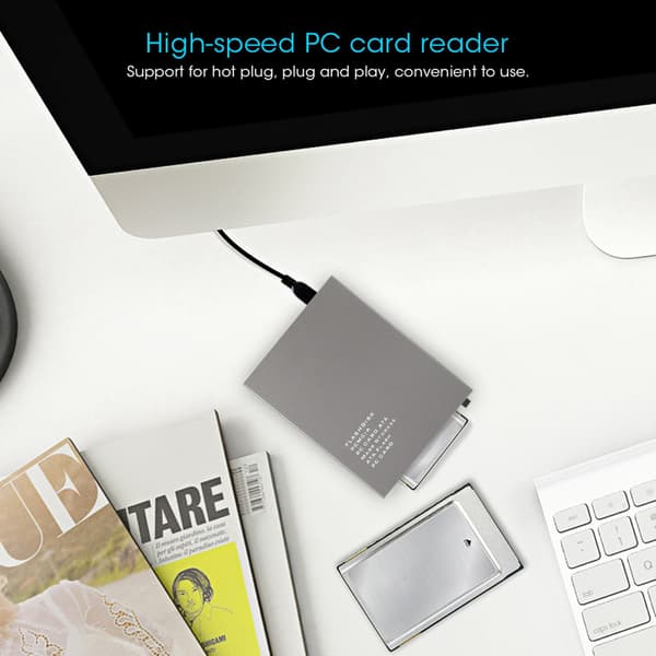 USB2.0 til PC ATA Flash Memory Card Reader Plug and Play Adapter til PC Computer
