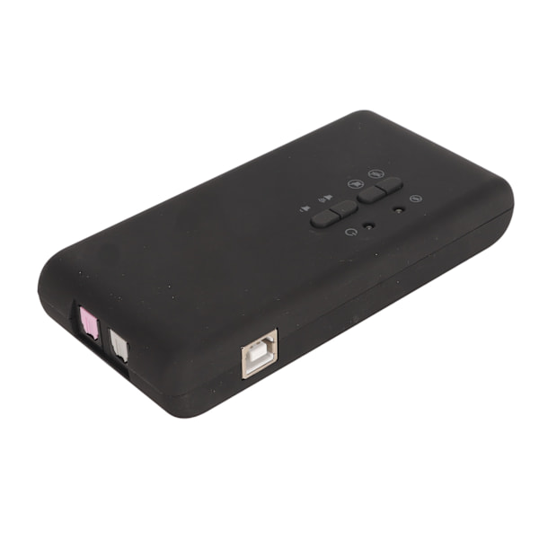 USB äänikortti 12Mbps 7.1 stereokaksoismikrofonitulo 48kHz näytteenotto ulkoinen äänikortti kannettavalle tietokoneelle