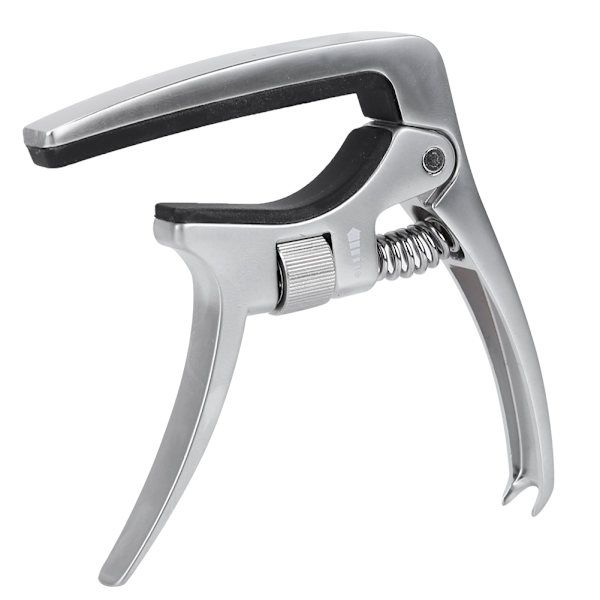 Metal Justerbar Clamp Key Akustisk Guitar Capo Til Tonejustering