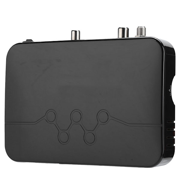 Oppgrader V7pro TV-boksmottaker Flere støtte kortspor Fjernkontroll 100‑240V Svart AU