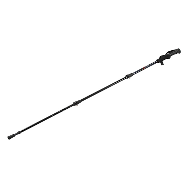 Teleskooppinen vaellussauva 3-osainen alumiiniseoskävelysauva Retractable Walking Pole vuorikiipeilyyn tutkimusmusta
