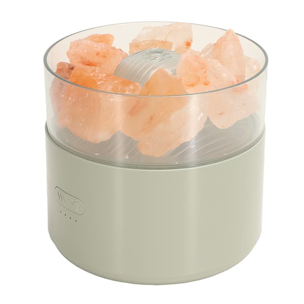 Aromalampe luftfugter farverig behagelig multifunktionel krystalsalt lysdiffuser DC5V 200ML til hjemmet grøn