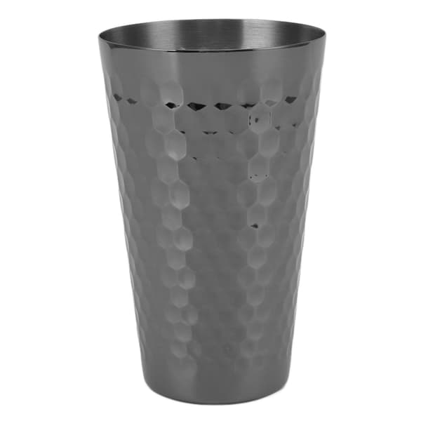 Drikkekop 304 Rustfrit Stål Hamret Multifunktionel Moscow Mule Krus til Bar Hjem Sort Belægning