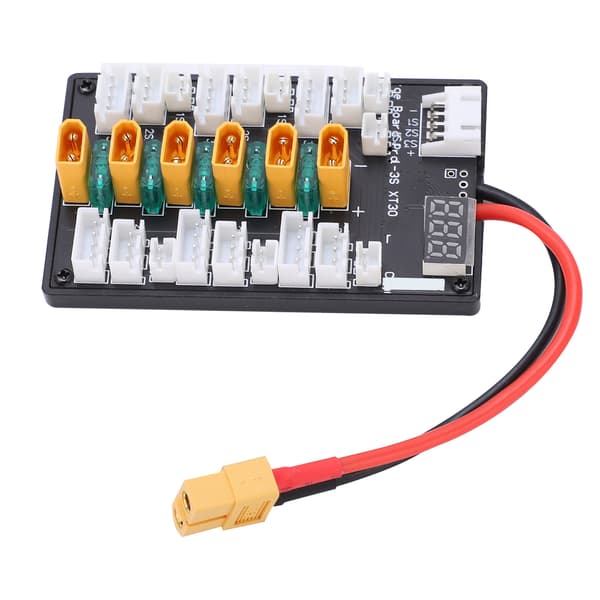 1S-3S B6 Parallel Opladningskort Silikonekabel JST-stik Parallel Opladningsadapter