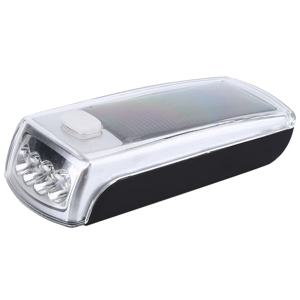 Solar Power USB Vanntett LED Sikkerhetslys Natt Sykling Sykkelstyre Flash