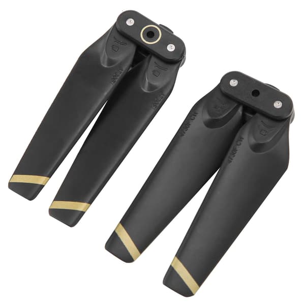 2 stk. Propeller til DJI Spark Drone Hurtigudløsning Foldbare Blade 4730F Propeller Reservedele Sort Guld Kant