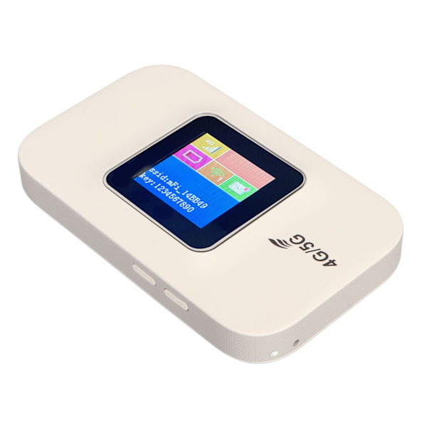 4G WiFi-router 150 Mbps Micro SIM-kortplats 10 enheter Stöd LCD-skärm Mobil WiFi Hotspot för bärbar dator Telefon Dator