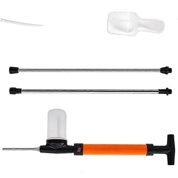 Diatomaceous Earth Powder Duster with Extendable Rod, Large Capacity and Adjustable Settings 120ml Capacity Tank