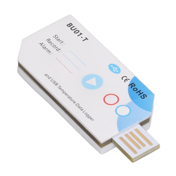 USB Temperatur Datalogger Bluetooth APP Forbindelse Temp PDF Rapport Optager 120 Dage 32000 Kapacitet