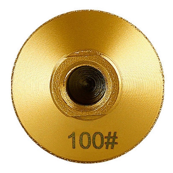 1 st M14 2 tum Lödning Diamant Hårdmetall Flat Slipande 100 100#