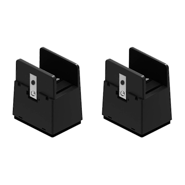 4x Møbelbein Forhøyere 5/10cm Kraftige Justerbare Skrivebordsløftere Benforlengere Brun 10cm