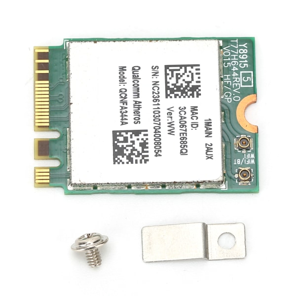 DualBand trådløst netværkskort QCNFA344A WiFi til Bluetooth Chip Model Trådløst modul til Windows
