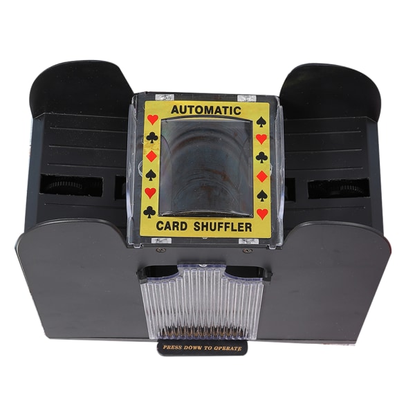 Card Shuffler Automatisk batteridriven spelkortshufflermaskin för 6-deckars poker