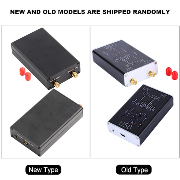 Ham Radio-mottaker 100KHz-1.7GHz Full Band UV HF RTLSDR USB-tunermottaker R820t 8232 Ham Radi