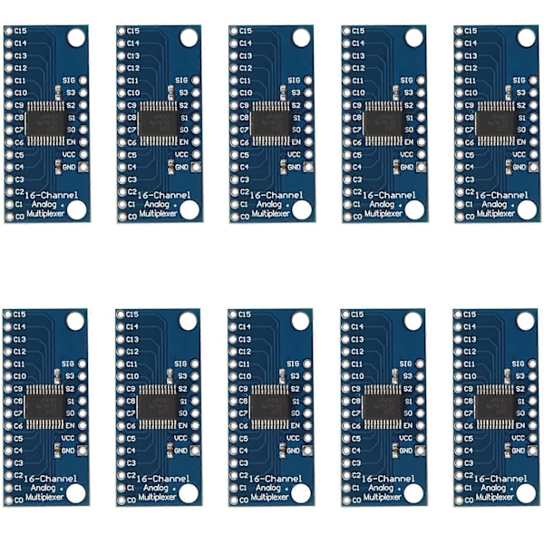 10 kpl 16-kanavainen analoginen multiplekserimoduuli 74HC4067 CD74HC4067 -moduuli