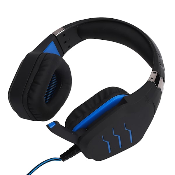 Gaming-hovedtelefon med mikrofon til computerspil LED-lysende headset til PC bærbar computer
