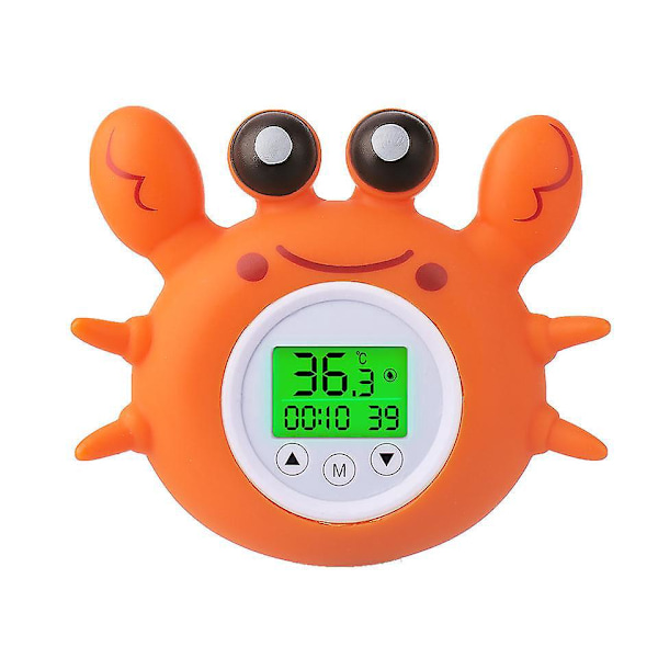 Baby Bath Thermometer with Backlit Display for Room Temperature - Fahrenheit