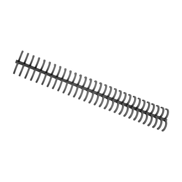 10 stk. spiralindbindingsspole 130 ark kapacitet rygbinding 30 huller 16 mm diameter sæt sort