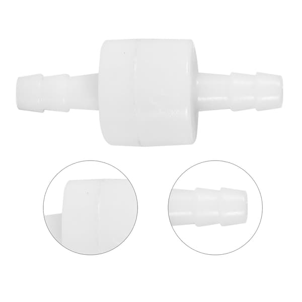 6 mm Inline Backventil Bränsle Olja Vatten Gas Luft Envägs Hållbar