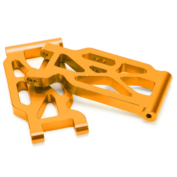 2 stk. RC front svingarm i aluminiumlegering, fjernkontrollbil i metall, oppgraderingsdeler for WLtoys 104001 1/10 RC-bil, gull