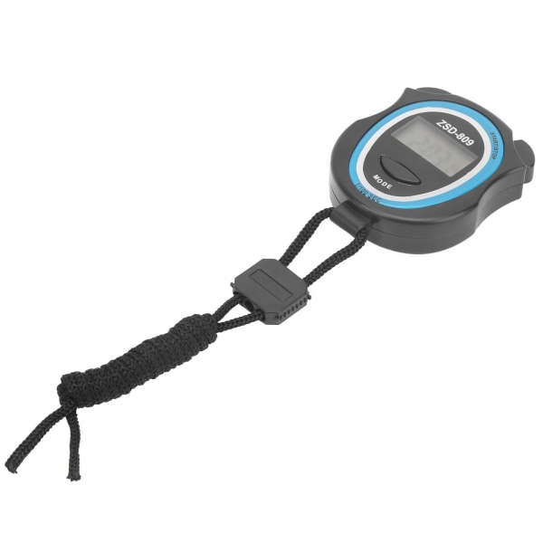 MultiFunction 0.1s Sports Chronograph Elektronisk digital stoppeklokke Timer for løpeundervisning
