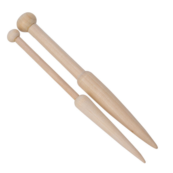 DIY vävverktyg ull kort stav vävd tröja halsduk gobeläng träpinne nål