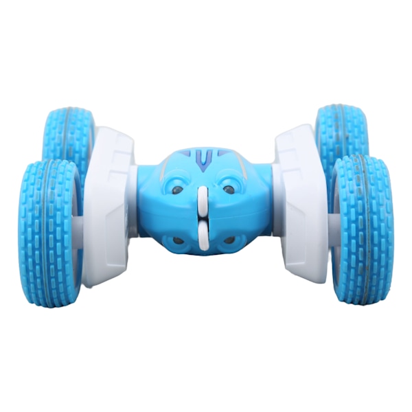 2,4 GHz Stunt RC Bil 360° Rotation Anti Kollision Fjernbetjening Elektrisk Mini Dobbeltsidet Stunt Bil Blå