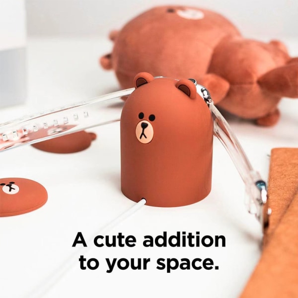 Uropladerstander Silikone Cute Cartoon Universal bærbar uropladningsholder til IWatch Type 3
