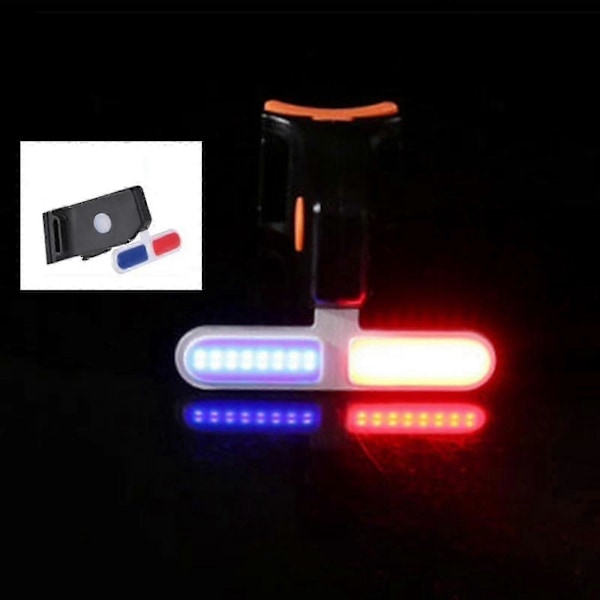 Supersterk LED Sykkellys, Front- og Baklys, Baklys for Landeveissykkel, MTB, Sykling - Beinvarsling