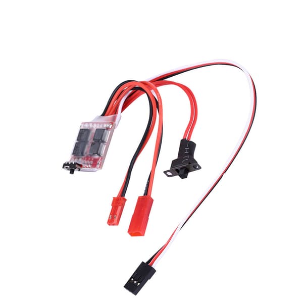 20A Børstet ESC Elektronisk Hastighedsregulator Med Bremse til RC Bil / Båd