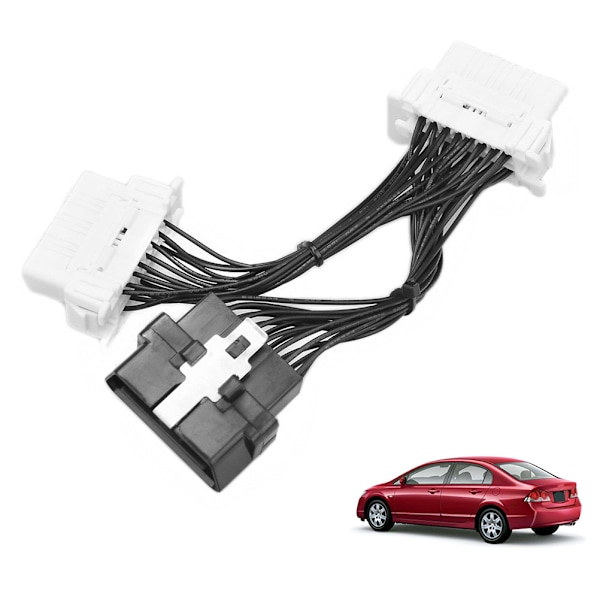 OBD2 Splitter Extension Cable 16 Pin Car Extension Cable Adapter